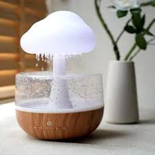 Humidificateur Diffuseur D'huiles Essentielles et Veilleuse Colorée