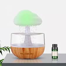 Humidificateur Diffuseur D'huiles Essentielles et Veilleuse Colorée