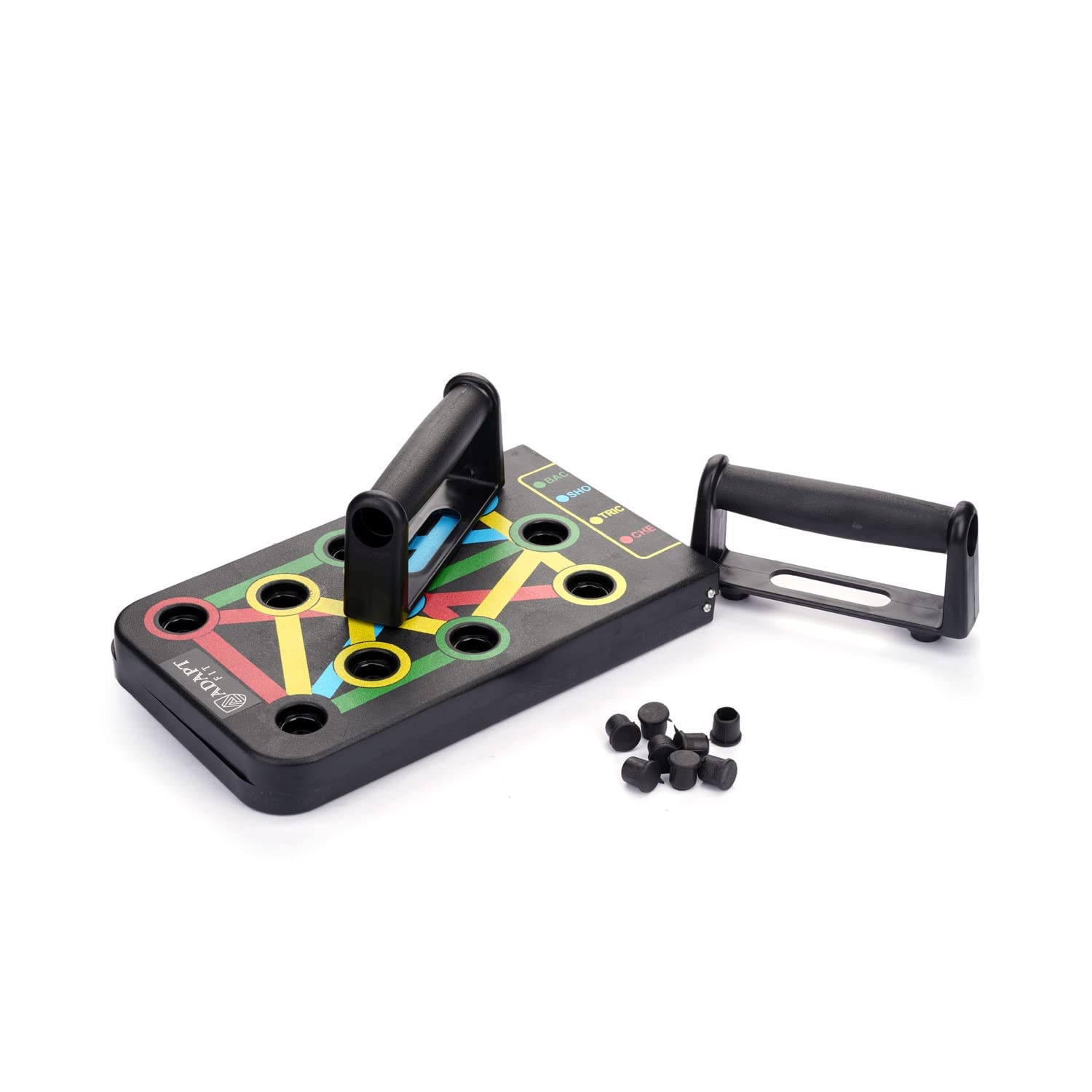 Planche de pompes pliable ADAPTFIT 10 en 1 avec poignées solides