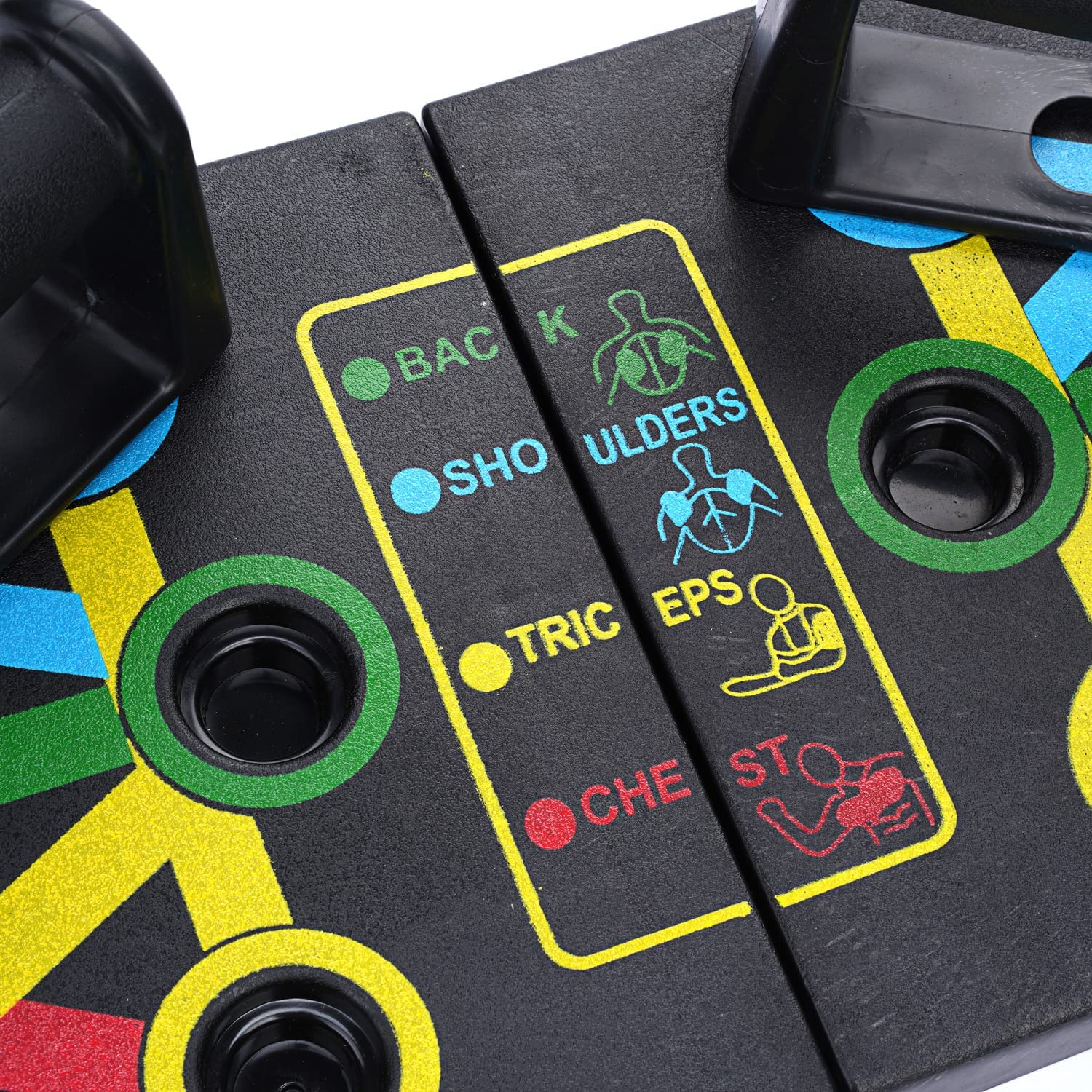 Planche de pompes pliable ADAPTFIT 10 en 1 avec poignées solides