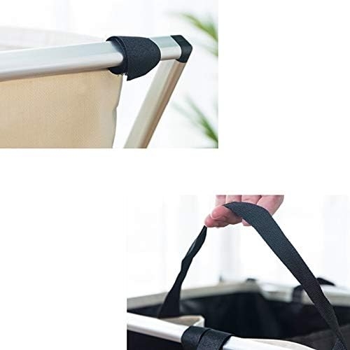 Grand Panier À Linge Pliable à 3 Compartiments 