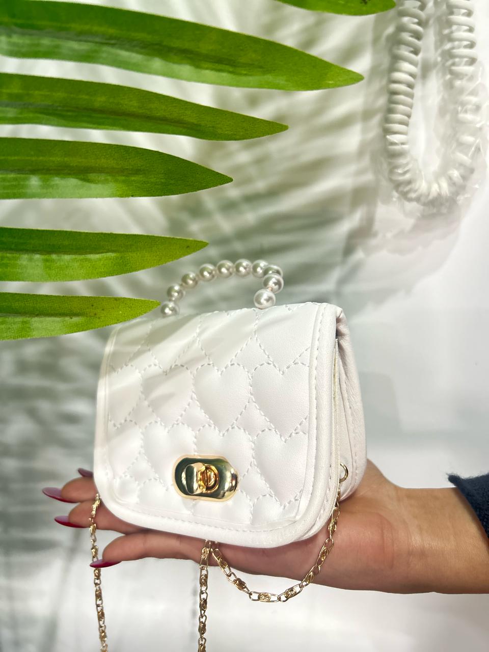 Sac Blanc Petit Modèle pour Fille