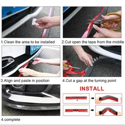 Bande de protection et décoration pour voiture